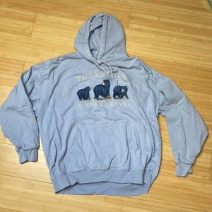 Yosemite Bear Hoodie Brandy Melville One Size Oversized
